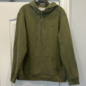 Champion Men's Green Hoodie